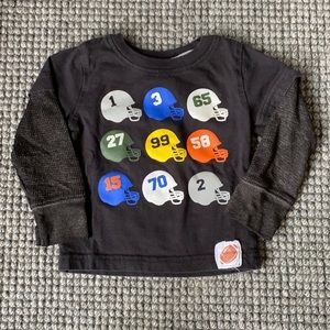 Mish Boys Football Long Sleeve Tee (9mo)